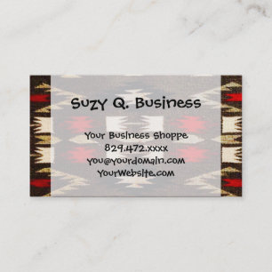 Native American Tribal Design Print Business Card