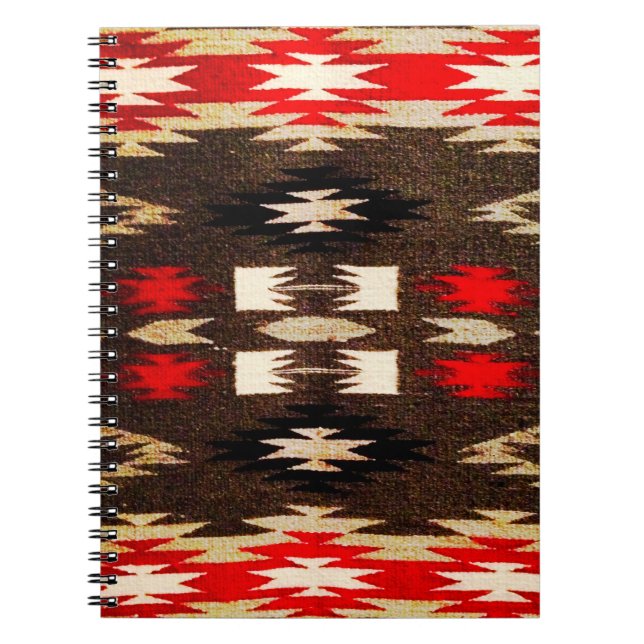 Native American Tribal Design Print Notebook (Front)