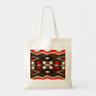 Native American Tribal Design Print Tote Bag