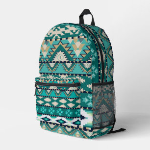 Native American Tribal Pattern Printed Backpack