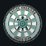 Native American Turtle Dartboard<br><div class="desc">The Native American Turtle Dartboard is fully customizable,  and a great gift idea for friends,  family or the perfect addition to your game room. Designed by Norman.R.</div>