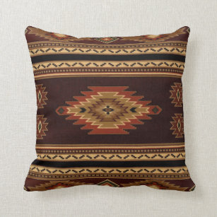 Native American United Weavers Throw Pillow