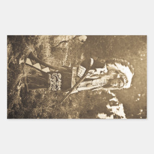 Native American Ute Sioux Vintage Sticker