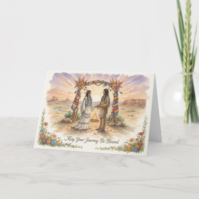 Native American Wedding Card (Front)