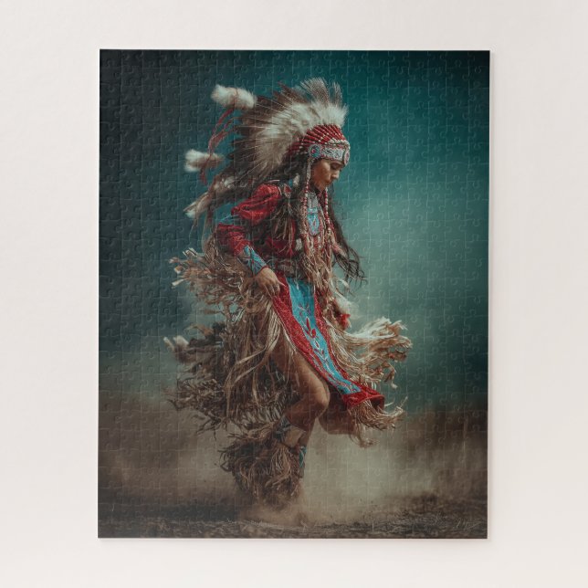 Native American Woman Jigsaw Puzzle (Vertical)