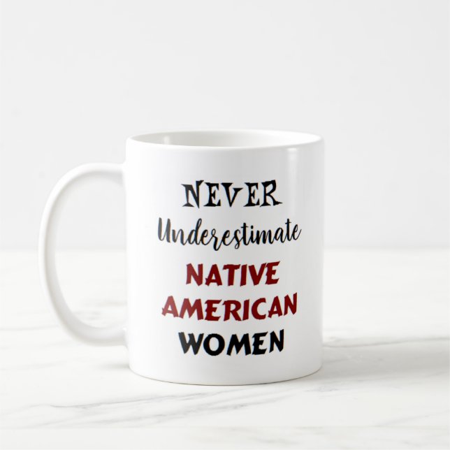 native american women coffee mug (Left)