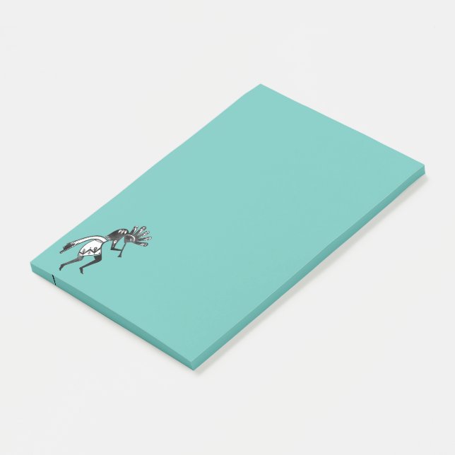 Native Americans Culture - Dancing Kokopelli 1 Post-it Notes (Angled)