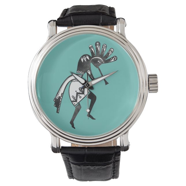 Native Americans Culture - Dancing Kokopelli 1 Watch (Front)