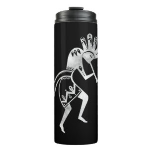 Native Americans Culture - Dancing Kokopelli 2 Thermal Tumbler