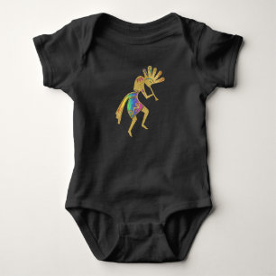 Native Americans Culture - Dancing Kokopelli 5 Baby Bodysuit
