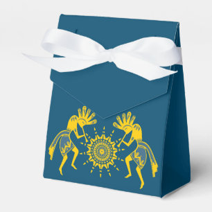 Native Americans Culture - Sun Dancing Kokopelli 6 Favor Box