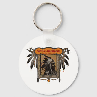 NATIVE AMERICANS For Over 10,000 Years Keychain