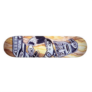 Native AmericanTotem Pole Skateboard