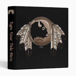 Native Art Binder Custom Native Wildlife Book