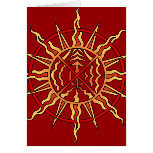 Native Art Card Personalized First Nations Card