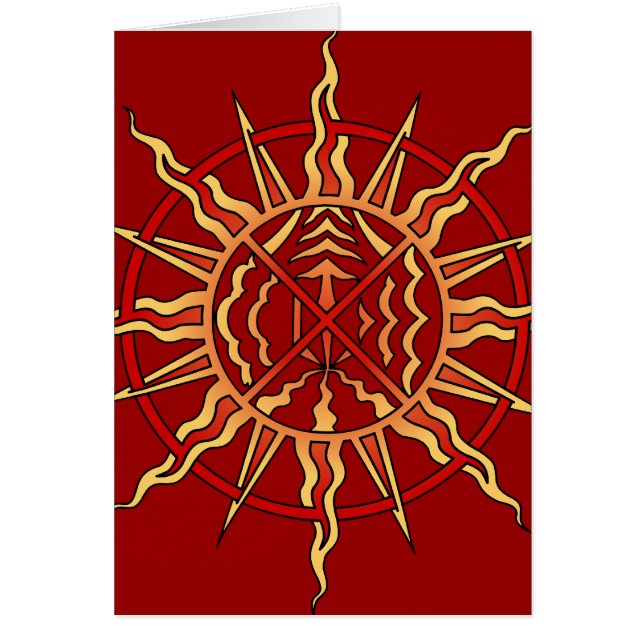 Native Art Card Personalized First Nations Card (Front)
