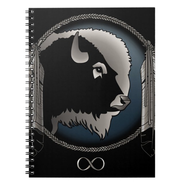 Native Art Carnet Spirituel Animal Metis Journal (Devant)