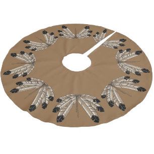 Native Art Christmas Tree Skirt First Nation Decor