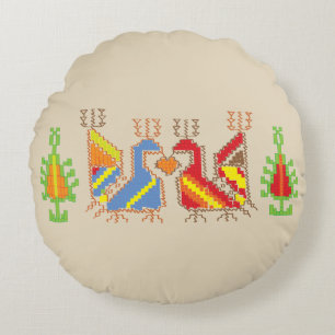 Native art Geometric Pattern cushion