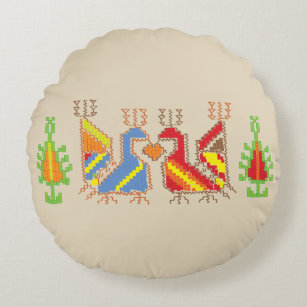 Native art  Geometric Pattern cushion