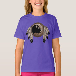 Native Art Kid's T-shirt Organic First Nation Tee