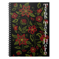 Native Art Notebook Metis Beading Journal Custom