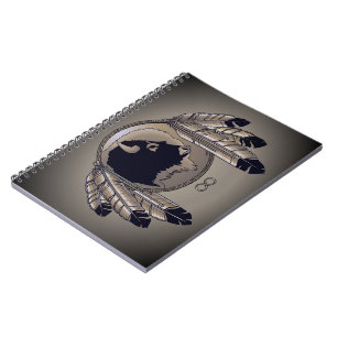 Native Art Notebook Spirit Buffalo Metis Book