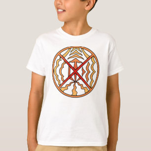 Native Art Shirt Kid's Elements Tribal Sun Shirt