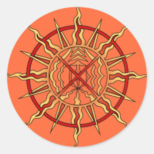 Native Art Stickers First Nations Life Gifts