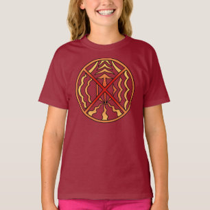 Native Art T-Shirt Organic Girl's Elements Shirt