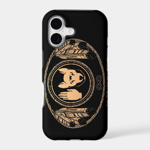 Native Art Wolf Flag iPhone 5 Case Rebellion Case