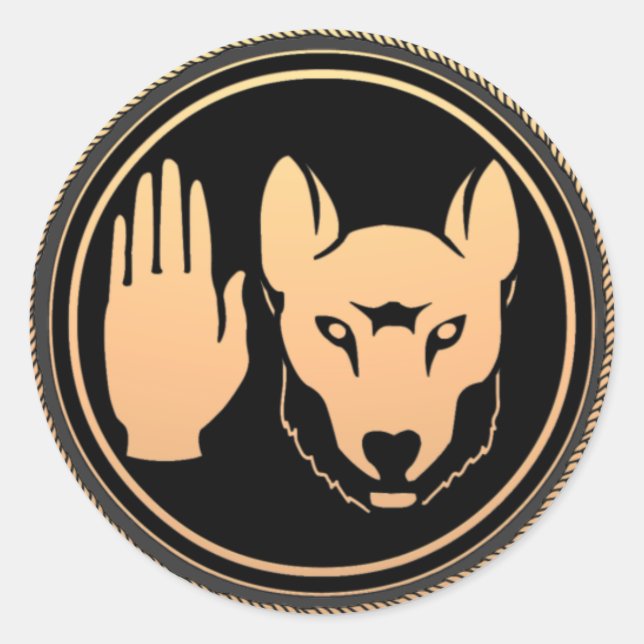 Native Art Wolf Stickers Metis Rebellion Stickers (Front)