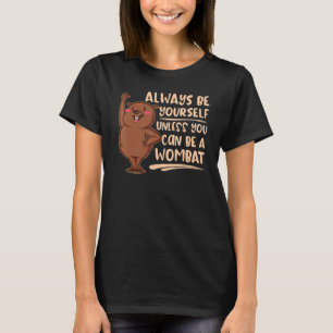 Native Australian Animal Cute Wombat T-Shirt