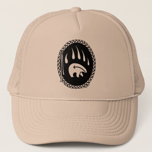 Native Bear Art Casquettes Casquettes Tribal Wildl (Devant)