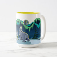 Native Bear Art Cups Mugs Polar Bear Cup & Glasses