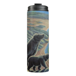 Native Bear Art Tumbler Mugs Polar Bear Drinkware 
