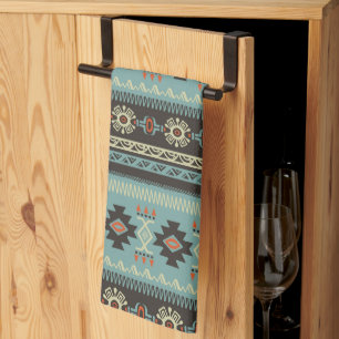 Native Blanket Pattern Kitchen Towel