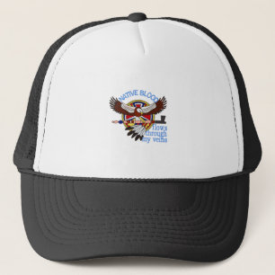 Native Blood Trucker Hat