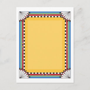 Native Border Postcard