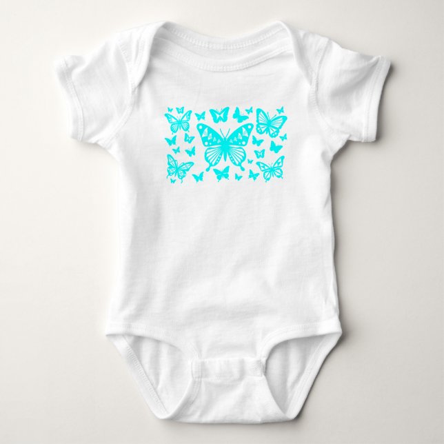 Native Butterfly Dance Baby Bodysuit (Front)