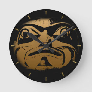 Native Clock Custom First Nation Tribe Wall Clock
