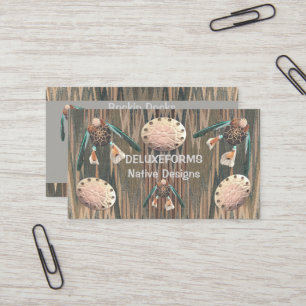 Native Cod Grey Dollar Business Card