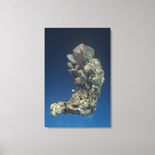Native copper (Cu), Michigan, USA Canvas Print