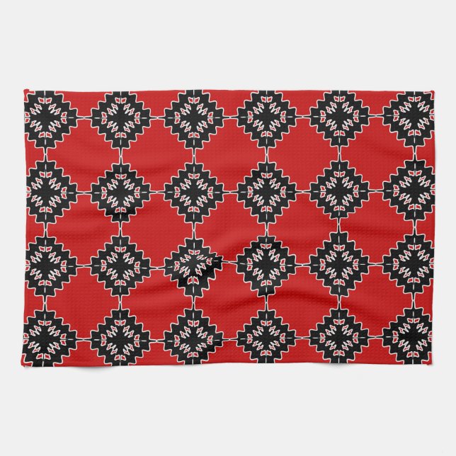 Native ethnic pattern kitchen towel (Horizontal)