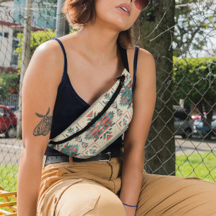 Native Ethnic Pattern Vintage Boho Seamless Fanny Pack
