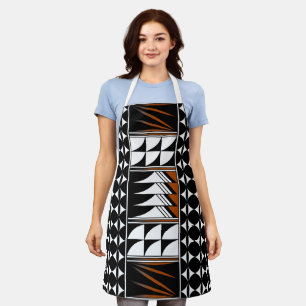 Native Feather Blessing in Rust Apron