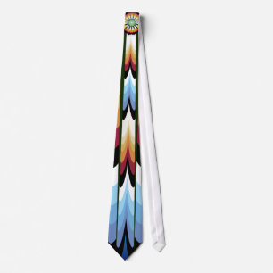 Native Fire and Water Tie