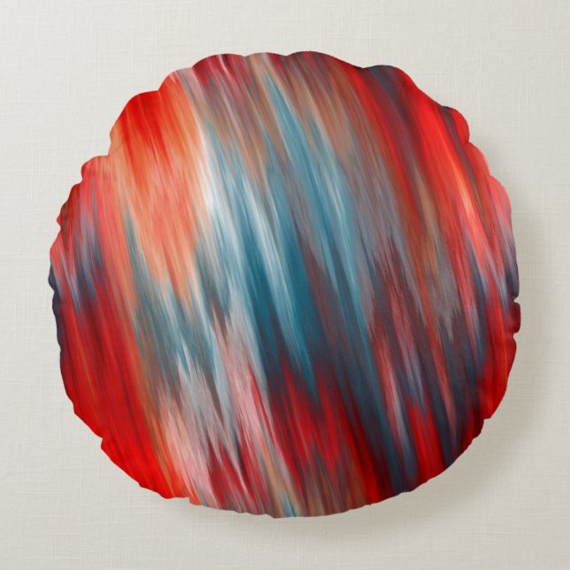 Native Fire Round Pillow (Front)