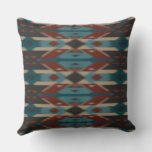 Native Geometric Throw Pillow