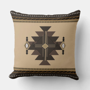 Native Geometric   Throw Pillow